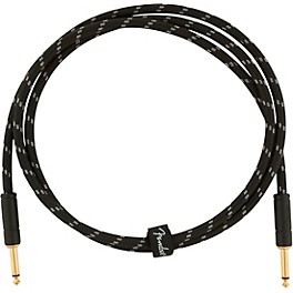 Fender Deluxe Series Straight to Straight Ins... Fender Deluxe Series Straight to Straight Instrument Cable 5 ft. Black Tweed