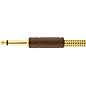 Fender Deluxe Series Straight to Straight Instrument Cable 5 ft. Yellow Tweed