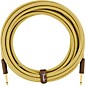 Fender Deluxe Series Straight to Straight Instrument Cable 10 ft. Yellow Tweed thumbnail
