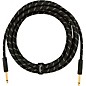 Fender Deluxe Series Straight to Straight Instrument Cable 15 ft. Black Tweed thumbnail