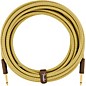 Fender Deluxe Series Straight to Straight Instrument Cable 18.6 ft. Yellow Tweed thumbnail