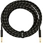 Fender Deluxe Series Straight to Straight Instrument Cable 25 ft. Black Tweed thumbnail