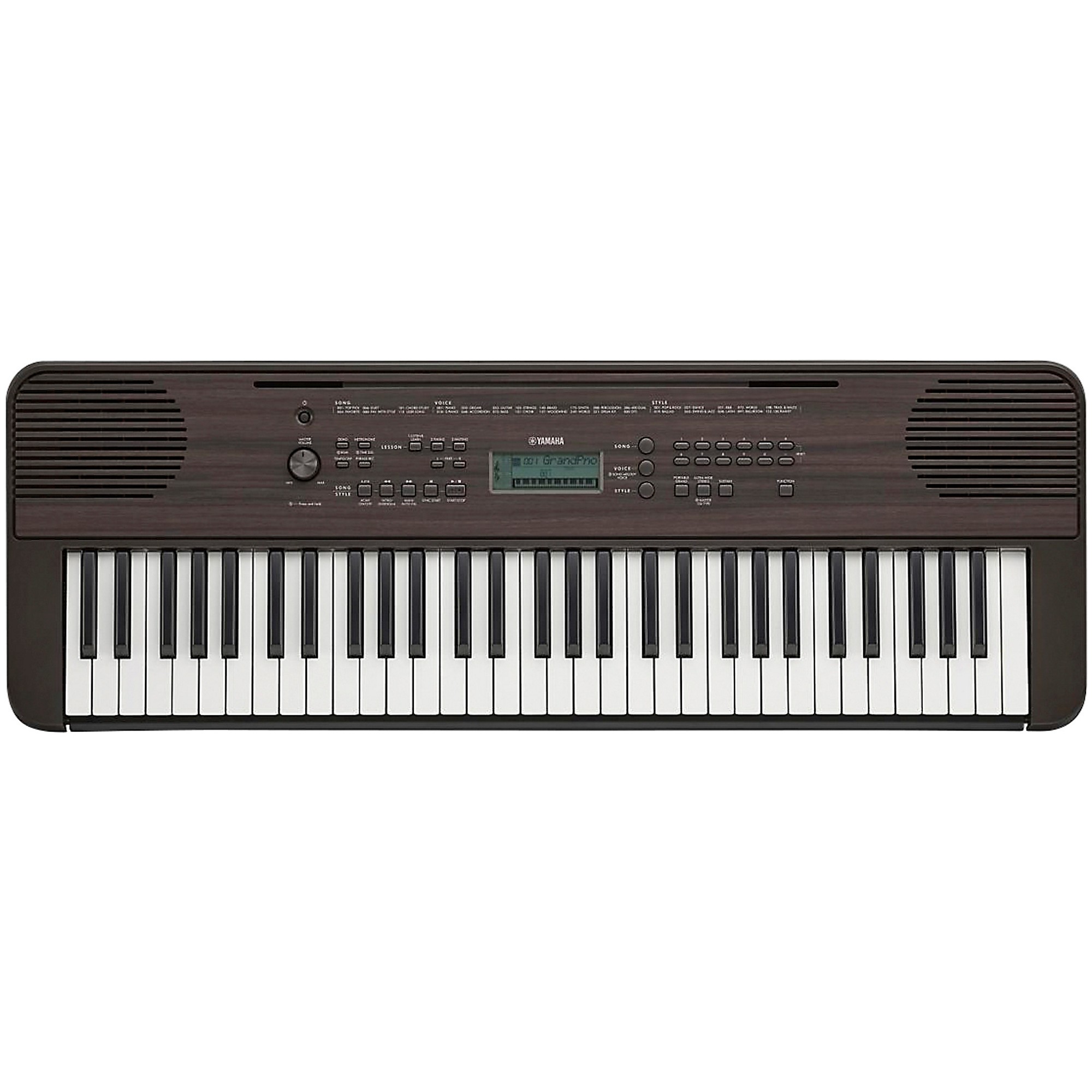Yamaha PSR-E360 61-Key Portable Keyboard Walnut | Guitar Center