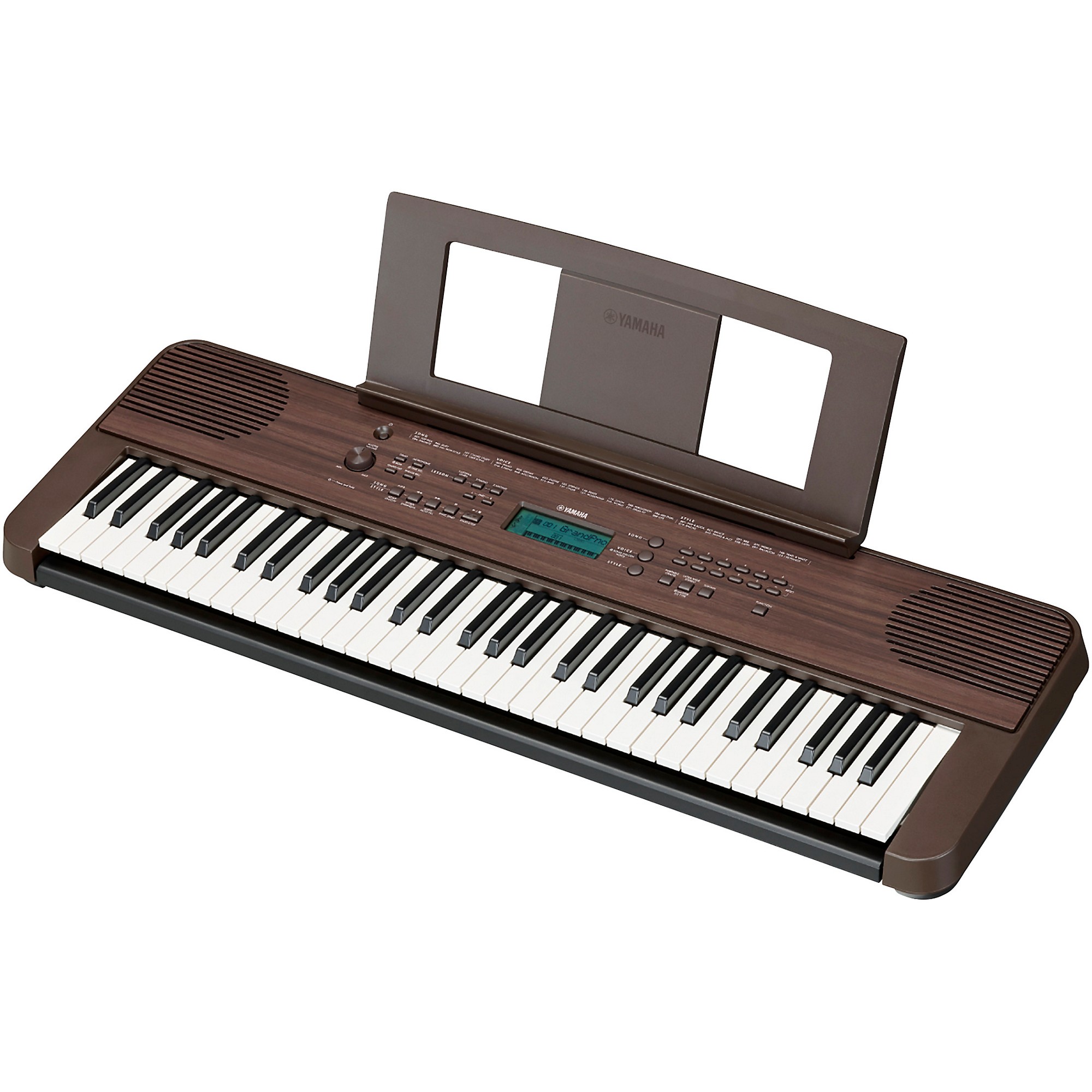 Yamaha PSR-E360 61-Key Portable Keyboard Walnut | Guitar Center