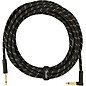 Fender Deluxe Series Straight to Angle Instrument Cable 18.6 ft. Black Tweed thumbnail
