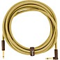 Fender Deluxe Series Straight to Angle Instrument Cable 18.6 ft. Yellow Tweed thumbnail