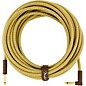 Fender Deluxe Series Straight to Angle Instrument Cable 25 ft. Yellow Tweed thumbnail
