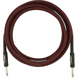 Fender Professional Series Straight to S... Fender Professional Series Straight to Straight Instrument Cable 10 ft. Red Tweed