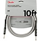 Fender Professional Series Straight to Straight Instrument Cable - 10 ft. White Tweed