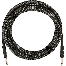 Fender Professional Series Straight to Straight Instrument Cable 18.6 ft. Gray Tweed