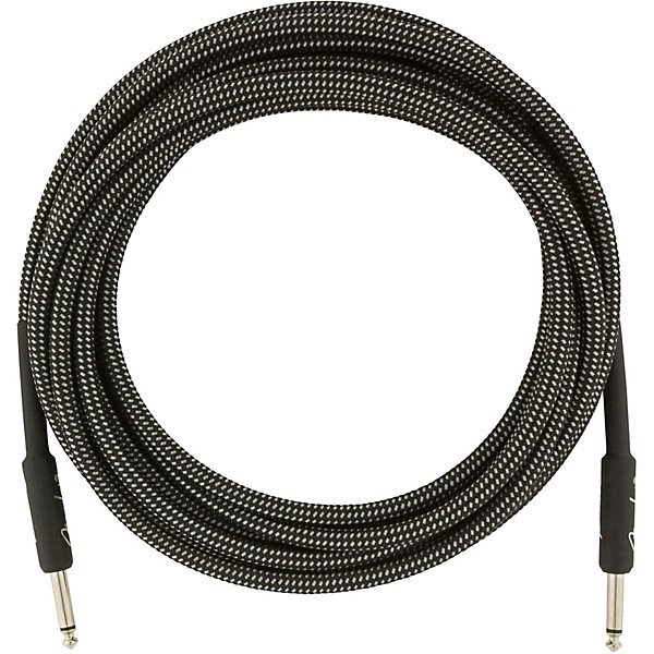 Fender Professional Series Straight to Straight Instrument Cable 18.6 ft. Gray Tweed