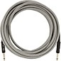 Fender Professional Series Straight to Straight Instrument Cable 18.6 ft. White Tweed thumbnail