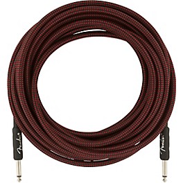 Fender Professional Series Straight to S... Fender Professional Series Straight to Straight Instrument Cable 25 ft. Red Tweed