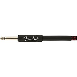 Fender Professional Series Straight to Straight Instrument Cable 25 ft. Red Tweed