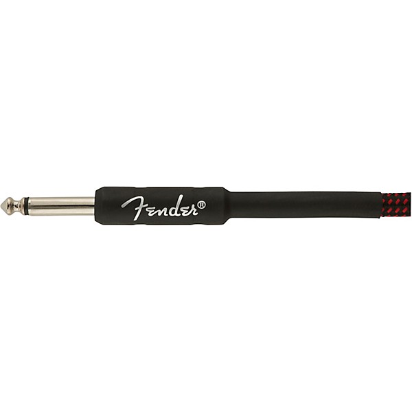 Fender Professional Series Straight to Straight Instrument Cable 25 ft. Red Tweed