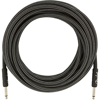 Fender Professional Series Straight To Straight Instrument Cable 25 Ft. Gray Tweed for sale