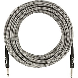 Fender Professional Series Straight to... Fender Professional Series Straight to Straight Instrument Cable 25 ft. White Tweed