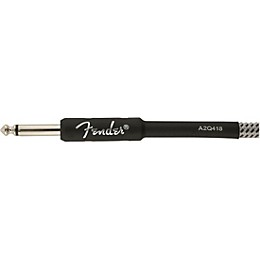 Fender Professional Series Straight to Straight Instrument Cable 25 ft. White Tweed