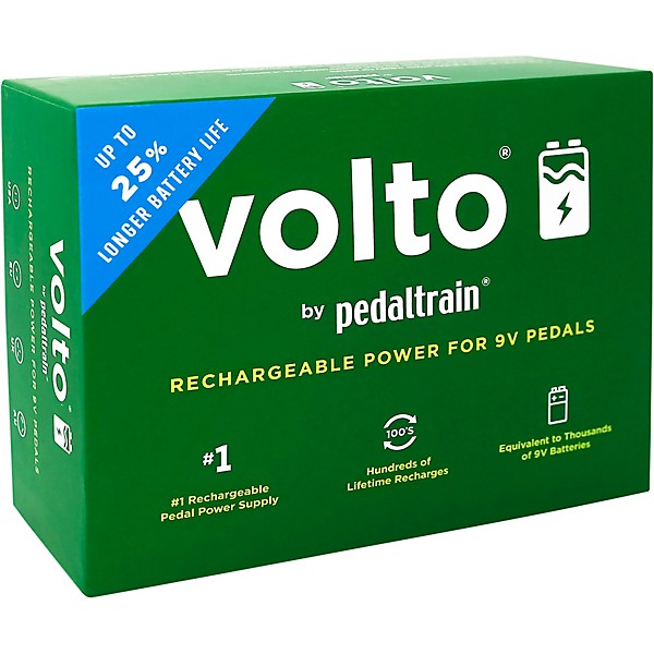 Open Box Pedaltrain Volto 3 Analog 9-volt Rechargeable Power Supply Level 2 Regular 194744173325