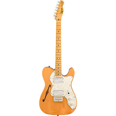 Squier Classic Vibe '70S Telecaster Thinline Maple Fingerboard Electric Guitar Natural for sale