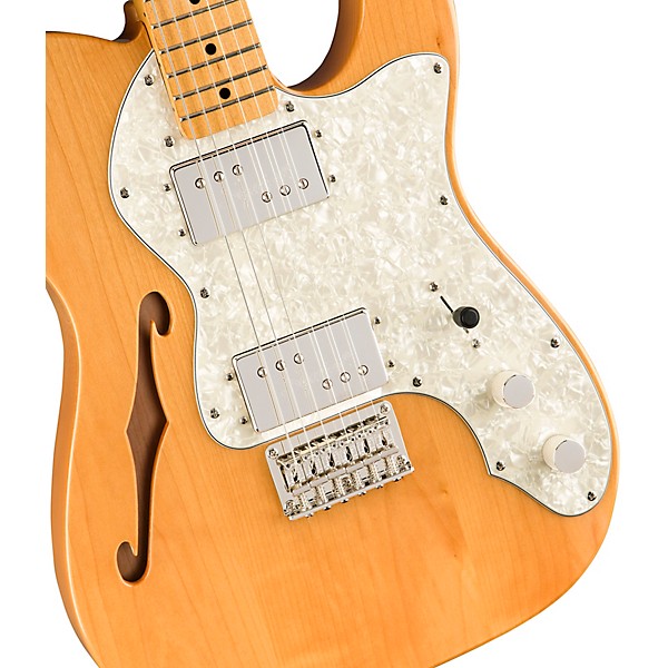 Squier Classic Vibe '70s Telecaster Thinline Maple Fingerboard Electric Guitar Natural