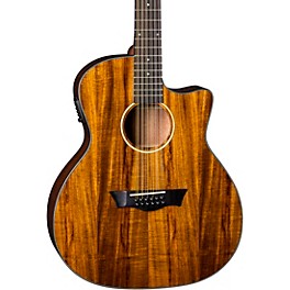 Dean AXS Exotic Cutaway Acoustic-Electric 12-String Guitar Koa