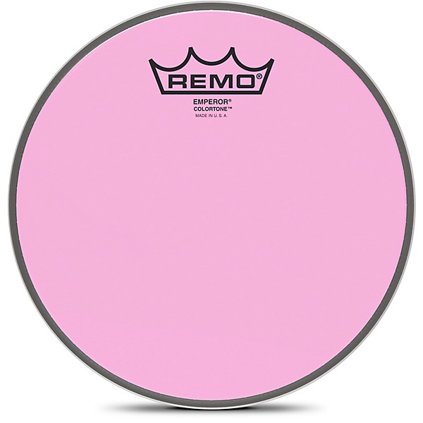 Remo Emperor Colortone Pink Drum Head 8 in.