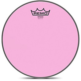 Remo Emperor Colortone Pink Drum Head 12 in. Remo Emperor Colortone Pink Drum Head 10 in.