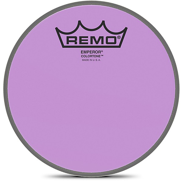 Remo Emperor Colortone Purple Drum Head 6 in.