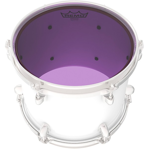 Remo Emperor Colortone Purple Drum Head 6 in.