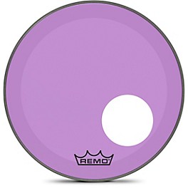 Remo Powerstroke P3 Colortone Purple Resonant Bass Dru... Remo Powerstroke P3 Colortone Purple Resonant Bass Drum Head 18 in.