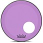 Remo Powerstroke P3 Colortone Purple Resonant Bass Drum Head with 5" Offset Hole 18 in. thumbnail