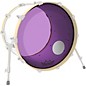 Remo Powerstroke P3 Colortone Purple Resonant Bass Drum Head with 5" Offset Hole 18 in.