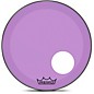 Remo Powerstroke P3 Colortone Purple Resonant Bass Drum Head with 5" Offset Hole 20 in. thumbnail