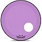 Remo Powerstroke P3 Colortone Purple Resonant Bass Drum Head with 5" Offset Hole 22 in. thumbnail