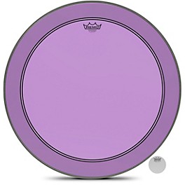 Remo Powerstroke P3 Colortone Purple Resonant Bass Dru... Remo Powerstroke P3 Colortone Purple Resonant Bass Drum Head 24 in.