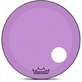 Remo Powerstroke P3 Colortone Purple Resonant Bass Dru... Remo Powerstroke P3 Colortone Purple Resonant Bass Drum Head 26 in.