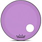 Remo Powerstroke P3 Colortone Purple Resonant Bass Drum Head with 5" Offset Hole 26 in. thumbnail