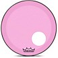 Remo Powerstroke P3 Colortone Pink Resonant Bass Drum Head with 5" Offset Hole 20 in. thumbnail