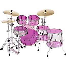 Remo Powerstroke P3 Colortone Pink Resonant Bass Drum Head with 5" Offset Hole 20 in.