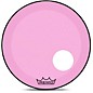 Remo Powerstroke P3 Colortone Pink Resonant Bass Drum Head with 5" Offset Hole 22 in. thumbnail