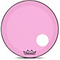 Remo Powerstroke P3 Colortone Pink Resonant Bass Drum Head with 5" Offset Hole 24 in. thumbnail