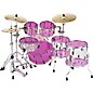 Remo Powerstroke P3 Colortone Pink Resonant Bass Drum Head with 5" Offset Hole 24 in.