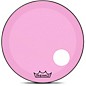 Remo Powerstroke P3 Colortone Pink Resonant Bass Drum Head with 5" Offset Hole 26 in. thumbnail