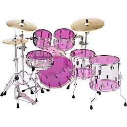 Remo Powerstroke P3 Colortone Pink Resonant Bass Drum Head with 5" Offset Hole 26 in.