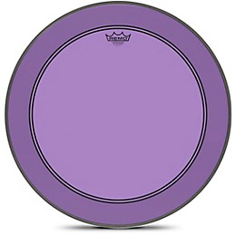 Remo Powerstroke P3 Colortone Purple Bass Drum Head 22 in.