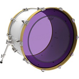 Remo Powerstroke P3 Colortone Purple Bass Drum Head 22 in.