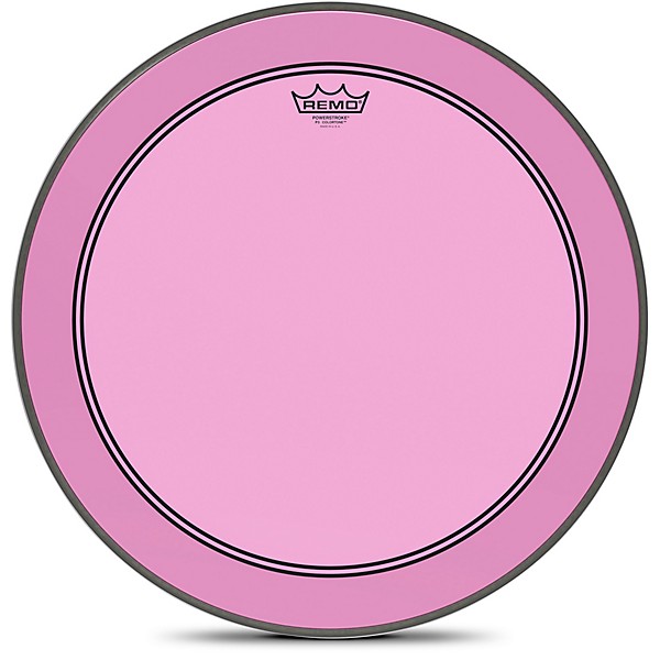 Remo Powerstroke P3 Colortone Pink Bass Drum Head 20 in.