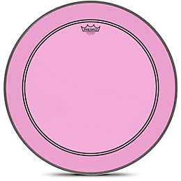 Remo Powerstroke P3 Colortone Pink Bass Drum Head 22 in.