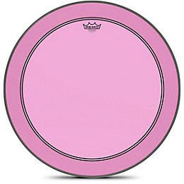 Remo Powerstroke P3 Colortone Pink Bass Drum Head 24 in.